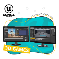 Unreal Engine 4. Игровой движок - КИБЕРшкола программирования для детей, компьютерные курсы для школьников, начинающих и подростков - KIBERone г. Бийск