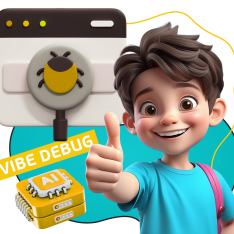 Тестирование & Vibe Debug. Охотники за багами - КИБЕРшкола программирования для детей, компьютерные курсы для школьников, начинающих и подростков - KIBERone г. Бийск
