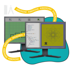 Исполнители чертежник и черепашка - КИБЕРшкола программирования для детей, компьютерные курсы для школьников, начинающих и подростков - KIBERone г. Бийск