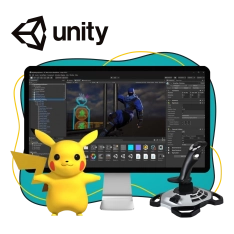 Мир игр на Unity 2D на популярном движке + AI-помощники - КИБЕРшкола программирования для детей, компьютерные курсы для школьников, начинающих и подростков - KIBERone г. Бийск