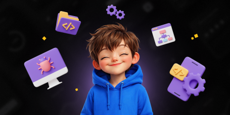 Идеальный сайт с нуля: код, дизайн и AI-помощник - КИБЕРшкола программирования для детей, компьютерные курсы для школьников, начинающих и подростков - KIBERone г. Бийск